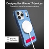 image:imageZAGG Sedona Snap Case with Kickstand for iPhone 17 Pro  Pitch Black Drop Protection 13ft4m MultiLayer Protection with Camera Button MagSafe Phone Case with ImpactAbsorbing BumpersBlue Royal Ember