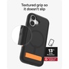 image:imageZAGG Sedona Snap Case with Kickstand for iPhone 17 Pro  Pitch Black Drop Protection 13ft4m MultiLayer Protection with Camera Button MagSafe Phone Case with ImpactAbsorbing BumpersFlood Black