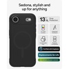 image:imageZAGG Sedona Snap Case with Kickstand for iPhone 17 Pro  Pitch Black Drop Protection 13ft4m MultiLayer Protection with Camera Button MagSafe Phone Case with ImpactAbsorbing BumpersFlood Black