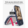 image:imageZAGG Sedona Snap Case with Kickstand for iPhone 17 Pro  Pitch Black Drop Protection 13ft4m MultiLayer Protection with Camera Button MagSafe Phone Case with ImpactAbsorbing BumpersRed  Light Cream   Blue