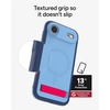 image:imageZAGG Sedona Snap Case with Kickstand for iPhone 17 Pro  Pitch Black Drop Protection 13ft4m MultiLayer Protection with Camera Button MagSafe Phone Case with ImpactAbsorbing BumpersBlue Royal Ember