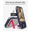 image:imageZAGG Sedona Snap Case with Kickstand for iPhone 17 Pro  Pitch Black Drop Protection 13ft4m MultiLayer Protection with Camera Button MagSafe Phone Case with ImpactAbsorbing BumpersRed  Light Cream   Blue