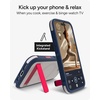image:imageZAGG Sedona Snap Case with Kickstand for iPhone 17 Pro  Pitch Black Drop Protection 13ft4m MultiLayer Protection with Camera Button MagSafe Phone Case with ImpactAbsorbing BumpersRed  Light Cream   Blue