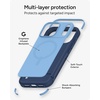 image:imageZAGG Sedona Snap Case with Kickstand for iPhone 17 Pro  Pitch Black Drop Protection 13ft4m MultiLayer Protection with Camera Button MagSafe Phone Case with ImpactAbsorbing BumpersBlue Royal Ember