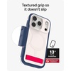 image:imageZAGG Sedona Snap Case with Kickstand for iPhone 17 Pro  Pitch Black Drop Protection 13ft4m MultiLayer Protection with Camera Button MagSafe Phone Case with ImpactAbsorbing BumpersRed  Light Cream   Blue
