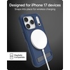 image:imageZAGG Sedona Snap Case with Kickstand for iPhone 17 Pro  Pitch Black Drop Protection 13ft4m MultiLayer Protection with Camera Button MagSafe Phone Case with ImpactAbsorbing BumpersNavy Blue