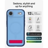 image:imageZAGG Sedona Snap Case with Kickstand for iPhone 17 Pro  Pitch Black Drop Protection 13ft4m MultiLayer Protection with Camera Button MagSafe Phone Case with ImpactAbsorbing BumpersBlue Royal Ember