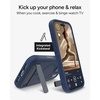 image:imageZAGG Sedona Snap Case with Kickstand for iPhone 17 Pro  Pitch Black Drop Protection 13ft4m MultiLayer Protection with Camera Button MagSafe Phone Case with ImpactAbsorbing BumpersNavy Blue