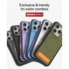 image:imageZAGG Sedona Snap Case with Kickstand for iPhone 17 Pro  Pitch Black Drop Protection 13ft4m MultiLayer Protection with Camera Button MagSafe Phone Case with ImpactAbsorbing BumpersRed  Light Cream   Blue