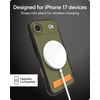 image:imageZAGG Sedona Snap Case with Kickstand for iPhone 17 Pro  Pitch Black Drop Protection 13ft4m MultiLayer Protection with Camera Button MagSafe Phone Case with ImpactAbsorbing BumpersGreen Sea Kelp