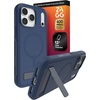 image:imageZAGG Sedona Snap Case with Kickstand for iPhone 17 Pro  Pitch Black Drop Protection 13ft4m MultiLayer Protection with Camera Button MagSafe Phone Case with ImpactAbsorbing BumpersNavy Blue