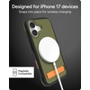 image:imageZAGG Sedona Snap Case with Kickstand for iPhone 17 Pro  Pitch Black Drop Protection 13ft4m MultiLayer Protection with Camera Button MagSafe Phone Case with ImpactAbsorbing BumpersGreen Sea Kelp