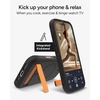 image:imageZAGG Sedona Snap Case with Kickstand for iPhone 17 Pro  Pitch Black Drop Protection 13ft4m MultiLayer Protection with Camera Button MagSafe Phone Case with ImpactAbsorbing BumpersFlood Black