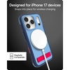 image:imageZAGG Sedona Snap Case with Kickstand for iPhone 17 Pro  Pitch Black Drop Protection 13ft4m MultiLayer Protection with Camera Button MagSafe Phone Case with ImpactAbsorbing BumpersBlue Royal Ember