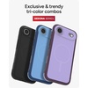 image:imageZAGG Sedona Snap Case with Kickstand for iPhone 17 Pro  Pitch Black Drop Protection 13ft4m MultiLayer Protection with Camera Button MagSafe Phone Case with ImpactAbsorbing BumpersBlue Royal Ember