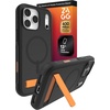 image:imageZAGG Sedona Snap Case with Kickstand for iPhone 17 Pro  Pitch Black Drop Protection 13ft4m MultiLayer Protection with Camera Button MagSafe Phone Case with ImpactAbsorbing BumpersFlood Black