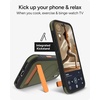 image:imageZAGG Sedona Snap Case with Kickstand for iPhone 17 Pro  Pitch Black Drop Protection 13ft4m MultiLayer Protection with Camera Button MagSafe Phone Case with ImpactAbsorbing BumpersGreen Sea Kelp
