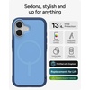 image:imageZAGG Sedona Snap Case with Kickstand for iPhone 17 Pro  Pitch Black Drop Protection 13ft4m MultiLayer Protection with Camera Button MagSafe Phone Case with ImpactAbsorbing BumpersBlue Royal Ember
