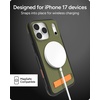 image:imageZAGG Sedona Snap Case with Kickstand for iPhone 17 Pro  Pitch Black Drop Protection 13ft4m MultiLayer Protection with Camera Button MagSafe Phone Case with ImpactAbsorbing BumpersGreen Sea Kelp