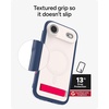 image:imageZAGG Sedona Snap Case with Kickstand for iPhone 17 Pro  Pitch Black Drop Protection 13ft4m MultiLayer Protection with Camera Button MagSafe Phone Case with ImpactAbsorbing BumpersRed  Light Cream   Blue