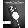 image:imageZAGG Sedona Snap Case with Kickstand for iPhone 17 Pro  Pitch Black Drop Protection 13ft4m MultiLayer Protection with Camera Button MagSafe Phone Case with ImpactAbsorbing BumpersPitch Black