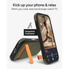 image:imageZAGG Sedona Snap Case with Kickstand for iPhone 17 Pro  Pitch Black Drop Protection 13ft4m MultiLayer Protection with Camera Button MagSafe Phone Case with ImpactAbsorbing BumpersGreen Sea Kelp