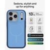 image:imageZAGG Sedona Snap Case with Kickstand for iPhone 17 Pro  Pitch Black Drop Protection 13ft4m MultiLayer Protection with Camera Button MagSafe Phone Case with ImpactAbsorbing BumpersBlue Royal Ember