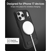 image:imageZAGG Sedona Snap Case with Kickstand for iPhone 17 Pro  Pitch Black Drop Protection 13ft4m MultiLayer Protection with Camera Button MagSafe Phone Case with ImpactAbsorbing BumpersPitch Black