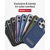 image:imageZAGG Sedona Snap Case with Kickstand for iPhone 17 Pro  Pitch Black Drop Protection 13ft4m MultiLayer Protection with Camera Button MagSafe Phone Case with ImpactAbsorbing BumpersNavy Blue