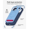 image:imageZAGG Sedona Snap Case with Kickstand for iPhone 17 Pro  Pitch Black Drop Protection 13ft4m MultiLayer Protection with Camera Button MagSafe Phone Case with ImpactAbsorbing BumpersBlue Royal Ember