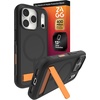 image:imageZAGG Sedona Snap Case with Kickstand for iPhone 17 Pro  Pitch Black Drop Protection 13ft4m MultiLayer Protection with Camera Button MagSafe Phone Case with ImpactAbsorbing BumpersFlood Black