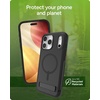 image:imageZAGG Sedona Snap Case with Kickstand for iPhone 17 Pro  Pitch Black Drop Protection 13ft4m MultiLayer Protection with Camera Button MagSafe Phone Case with ImpactAbsorbing BumpersPitch Black