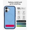 image:imageZAGG Sedona Snap Case with Kickstand for iPhone 17 Pro  Pitch Black Drop Protection 13ft4m MultiLayer Protection with Camera Button MagSafe Phone Case with ImpactAbsorbing BumpersBlue Royal Ember