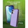 image:imageZAGG Sedona Snap Case with Kickstand for iPhone 17 Pro  Pitch Black Drop Protection 13ft4m MultiLayer Protection with Camera Button MagSafe Phone Case with ImpactAbsorbing BumpersPurple Dusty Grape
