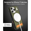 image:imageZAGG Sedona Snap Case with Kickstand for iPhone 17 Pro  Pitch Black Drop Protection 13ft4m MultiLayer Protection with Camera Button MagSafe Phone Case with ImpactAbsorbing BumpersGreen Sea Kelp
