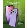 image:imageZAGG Sedona Snap Case with Kickstand for iPhone 17 Pro  Pitch Black Drop Protection 13ft4m MultiLayer Protection with Camera Button MagSafe Phone Case with ImpactAbsorbing BumpersPurple Dusty Grape