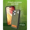 image:imageZAGG Sedona Snap Case with Kickstand for iPhone 17 Pro  Pitch Black Drop Protection 13ft4m MultiLayer Protection with Camera Button MagSafe Phone Case with ImpactAbsorbing BumpersGreen Sea Kelp