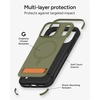 image:imageZAGG Sedona Snap Case with Kickstand for iPhone 17 Pro  Pitch Black Drop Protection 13ft4m MultiLayer Protection with Camera Button MagSafe Phone Case with ImpactAbsorbing BumpersGreen Sea Kelp