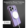 image:imageZAGG Sedona Snap Case with Kickstand for iPhone 17 Pro  Pitch Black Drop Protection 13ft4m MultiLayer Protection with Camera Button MagSafe Phone Case with ImpactAbsorbing BumpersPurple Dusty Grape