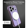 image:imageZAGG Sedona Snap Case with Kickstand for iPhone 17 Pro  Pitch Black Drop Protection 13ft4m MultiLayer Protection with Camera Button MagSafe Phone Case with ImpactAbsorbing BumpersPurple Dusty Grape