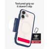 image:imageZAGG Sedona Snap Case with Kickstand for iPhone 17 Pro  Pitch Black Drop Protection 13ft4m MultiLayer Protection with Camera Button MagSafe Phone Case with ImpactAbsorbing BumpersRed  Light Cream   Blue