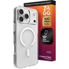 image:imageZAGG Crystal Palace Case with Kickstand for iPhone 17 Pro Max  Clear Drop Protection 13ft4m MagSafe Charging Compatible ClearGuard AntiYellowing Technology Scratch Resistant Phone CaseWithout Kickstand