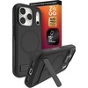 image:imageZAGG Sedona Snap Case with Kickstand for iPhone 17 Pro  Pitch Black Drop Protection 13ft4m MultiLayer Protection with Camera Button MagSafe Phone Case with ImpactAbsorbing BumpersPitch Black