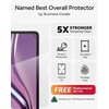 image:imageZAGG Glass Elite Screen Protector for iPad 11inch A16 amp iPad 109inch 10th Gen  5X Stronger Tempered Glass SmudgeFree Easy Installation EcoFriendly with Recycled GlassiPad 11inch A16