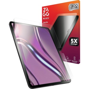 image:imageZAGG Glass Elite Screen Protector for iPad 11inch A16 amp iPad 109inch 10th Gen  5X Stronger Tempered Glass SmudgeFree Easy Installation EcoFriendly with Recycled GlassiPad 11inch A16