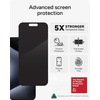 image:imageZAGG Elite Privacy 360 Glass Screen Protector for iPhone 16  iPhone 155X Ultra Strong Tempered Glass 4Way Privacy Filter Scratch Protection AntiSmudge Easy to Install InvisibleShield