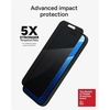 image:imageZAGG Elite Privacy 360 Glass Screen Protector for iPhone 16  iPhone 155X Ultra Strong Tempered Glass 4Way Privacy Filter Scratch Protection AntiSmudge Easy to Install InvisibleShield
