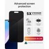 image:imageZAGG Glass Elite Privacy 360 Screen Protector for iPhone 16 Pro Max  4Way Privacy UltraStrong Tempered Glass 5X Stronger SmudgeResistant Easy Install Recycled ContentiPhone 16