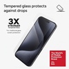 image:imageZAGG InvisibleShield AntiGlare Glass Screen Protector for iPhone 15 Pro Max  3X Stronger Tempered Glass Scratch amp Impact Protection SmudgeResistant Easy to Install  Clear