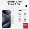 image:imageZAGG InvisibleShield Glass Elite Screen Protector for iPhone 15 Pro  5X Stronger Tempered Glass Scratch amp Impact Protection SmudgeResistant Easy to Install  Clear